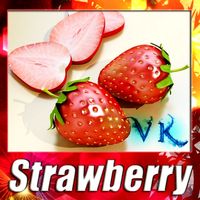 Photorealistic Strawberry High Res 3D Model