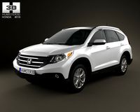 Honda CRV 2012 3D Model