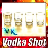 Vodka Shot Glass 3D Model
