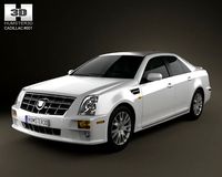 Cadillac STS 2010 3D Model