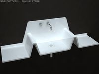 Zigzag washstand 3D Model