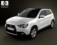 Mitsubishi ASX 2011 3D Model