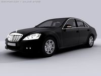 MercedesBenz SClass 3D Model