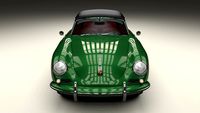 Porsche 356 Cabriolet 3D Model