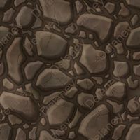 Hand Painted Stone Textures Fully Tileable 3D Model