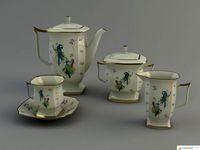Tea service 3D Model