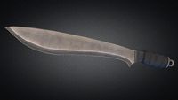 Machete Low Poly 3D Model