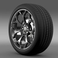 Chrysler 300S 2015 wheel 3D Model
