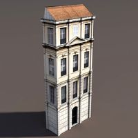 Apartment House 100 Low Poly 3d Model 3D Model