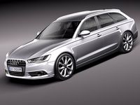 Audi a6 Avant 2012 3D Model