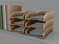 Office Cubicle Pack 3D Model