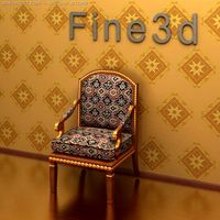 AntiqueChair090341410 3D Model