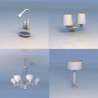 Light fixture lamp wall light 3D Model