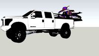 F350 with sled deck