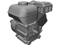 Honda GX200 Engine 3D CAD Model