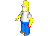 Simpsons Homer 3D CAD Model