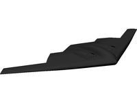 B2 Stealth Bomber 3D CAD Model