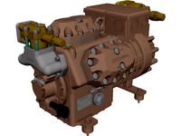 Dorin SE326 Compressor 3D CAD Model