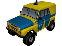 UAZ 469 Police