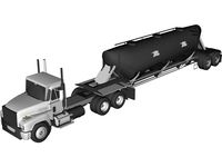 Mack with Powder Trailer