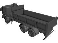 Dump Truck 3D CAD Model