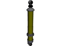 Ohlins Shock 3D CAD Model