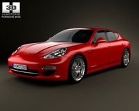 Porsche Panamera 2012 3D Model