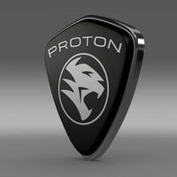 Proton logo 3D Model