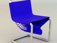 Coat Check Chair 3D Model
