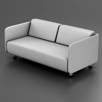 White couch 3D Model