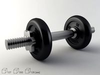 Dumbbell 3D Model