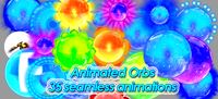 2D Animated Orbs 3D Model