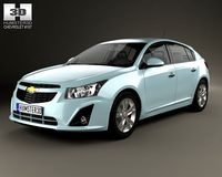 Chevrolet Cruze hatchback 2013 3D Model