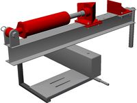 I Beam Log Splitter 3D CAD Model