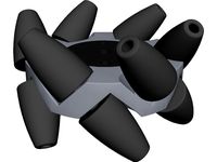 Mecanum Wheel 3D CAD Model