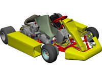 Kart 125cc 3D CAD Model