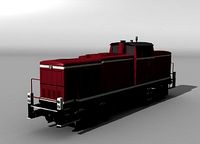 German Diesel locomotive V90 3D Model