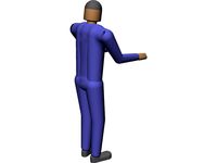 Man Worker 3D CAD Model