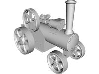 Stream Train Toy  3D CAD Model
