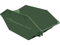 Debris Container 4500 lt 3D CAD Model