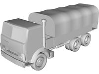 Kamaz Russian Army Truck