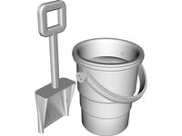 Sand Pail and Shovel