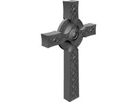 Scottish Celtic Cross 3D CAD Model