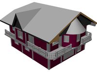 House Victorian 3D CAD Model