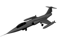 Lockheed F-104 Starfighter Jet Airplane