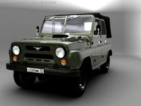 Uaz jeep 3D Model