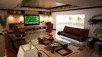 LIVING ROOM 1 3D Model