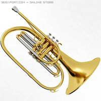 Mellophone 3D Model