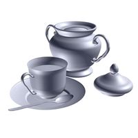 Teaset 3D Model