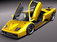Lamborghini Diablo GT 1999 3D Model